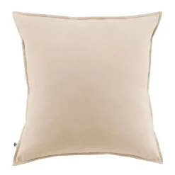 Fabrique de Styles Taies Et Traversins>Taie d'oreiller en flanelle sable 63x63cm - Candice Beige