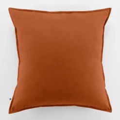 Fabrique de Styles Taies Et Traversins>Taie d'oreiller en flanelle tomette 63x63cm - Candice Orange