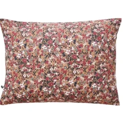 Fabrique de Styles Taies Et Traversins>Taie d'oreiller en gaze de coton imprimée 50x70cm - Capucine Camel