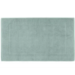 Fabrique de Styles Tapis De Bain>Tapis de bain en coton céladon 50x85cm - Grand Hotel Vert d'eau