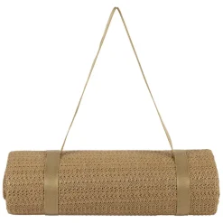 Fabrique de Styles Draps De Plage Et Foutas>Tapis de plage effet cannage 180x120cm - Garden Naturel