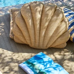 Fabrique de Styles Draps De Plage Et Foutas>Tapis de plage effet cannage 180x120cm - Garden Naturel