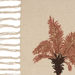 Fabrique de Styles Tapis>Tapis en coton 90x60cm - Tropic Étoile Terracotta