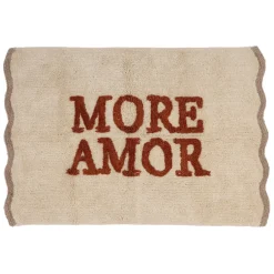 Fabrique de Styles Tapis>Tapis More amor en coton 90x60cm - Nomadea Terracotta