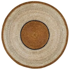 Fabrique de Styles Tapis>Tapis rond en jonc de mer d90cm - Boho Naturel