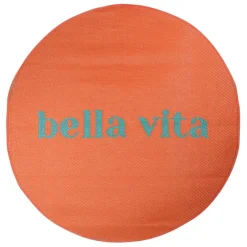 Fabrique de Styles Tapis>Tapis rond en plastique d120cm - Palma Corail