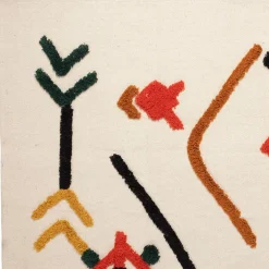 Fabrique de Styles Tapis>Tapis Titica naturel et Orange 200X140cm Naturel, orange