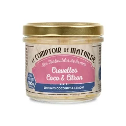Fabrique de Styles Conserverie>Tartinable de crevettes coco et citron - 100gr Multicolore
