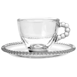 Fabrique de Styles Tasses Et Mugs>Tasse à café en verre - perloa Transparent