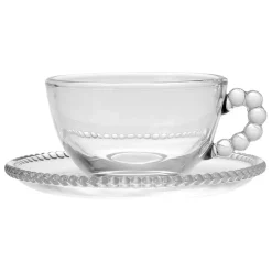 Fabrique de Styles Tasses Et Mugs>Tasse à thé en verre - perloa Transparent