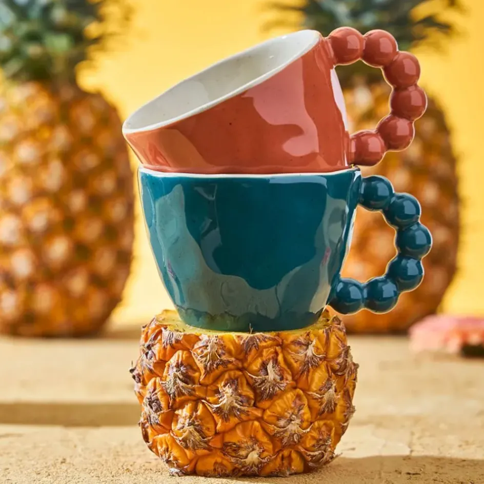 Fabrique de Styles Tasses Et Mugs>Tasse de thé en grès moucheté 25cl - Organic Terracotta