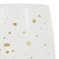 Fabrique de Styles Tasses Et Mugs>Tasse en grès blanc et doré 20cl - Astre Blanc, Doré