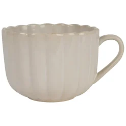 Fabrique de Styles Tasses Et Mugs>Tasse en grès écru 50cl - Romancero Ecru
