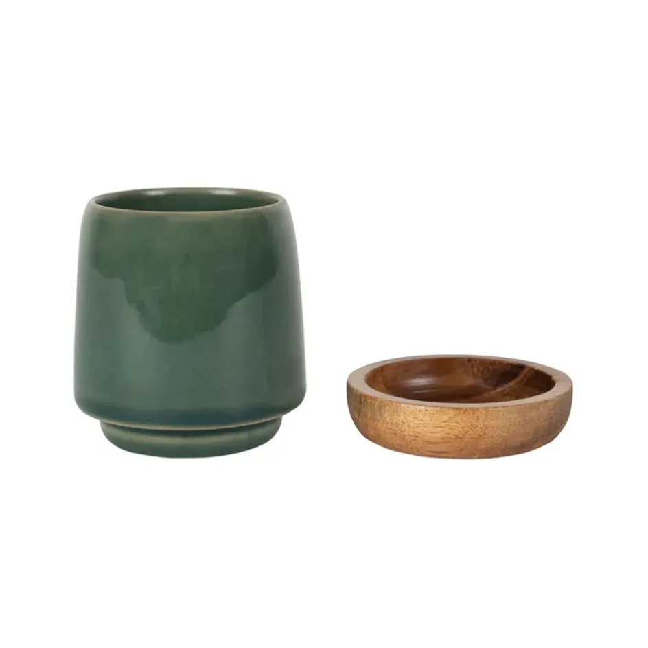 Fabrique de Styles Tasses Et Mugs>Tasse en grès émeraude 10cl - Nordika Emeraude