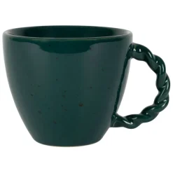 Fabrique de Styles Tasses Et Mugs>Tasse en grès émeraude moucheté 33cl - Organic Emeraude