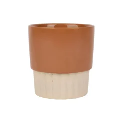 Fabrique de Styles Tasses Et Mugs>Tasse en grès 25cl - cannelé Terracotta
