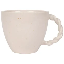 Fabrique de Styles Tasses Et Mugs>Tasse moucheté en grès 33cl - Organic Blanc