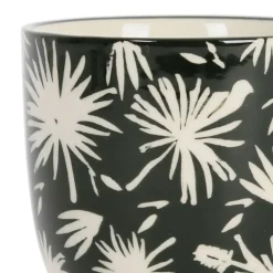 Fabrique de Styles Tasses Et Mugs>Tasses x4 palmier 17.5cl en grès - palmea Vert Foncé