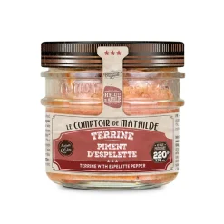 Fabrique de Styles Conserverie>Terrine au piment d'espelette 220g Multicolore