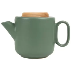 Fabrique de Styles Théières Et Cafetières>Theiere en grès mat avec filtre - baltika Vert