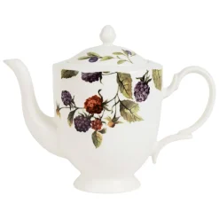 Fabrique de Styles Théières Et Cafetières>Théière en faïence blanche 1l - Meredith Multicolore