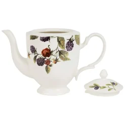 Fabrique de Styles Théières Et Cafetières>Théière en faïence blanche 1l - Meredith Multicolore