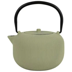 Fabrique de Styles Théières Et Cafetières>Théière en fonte avec filtre 1L - Tresse Anis