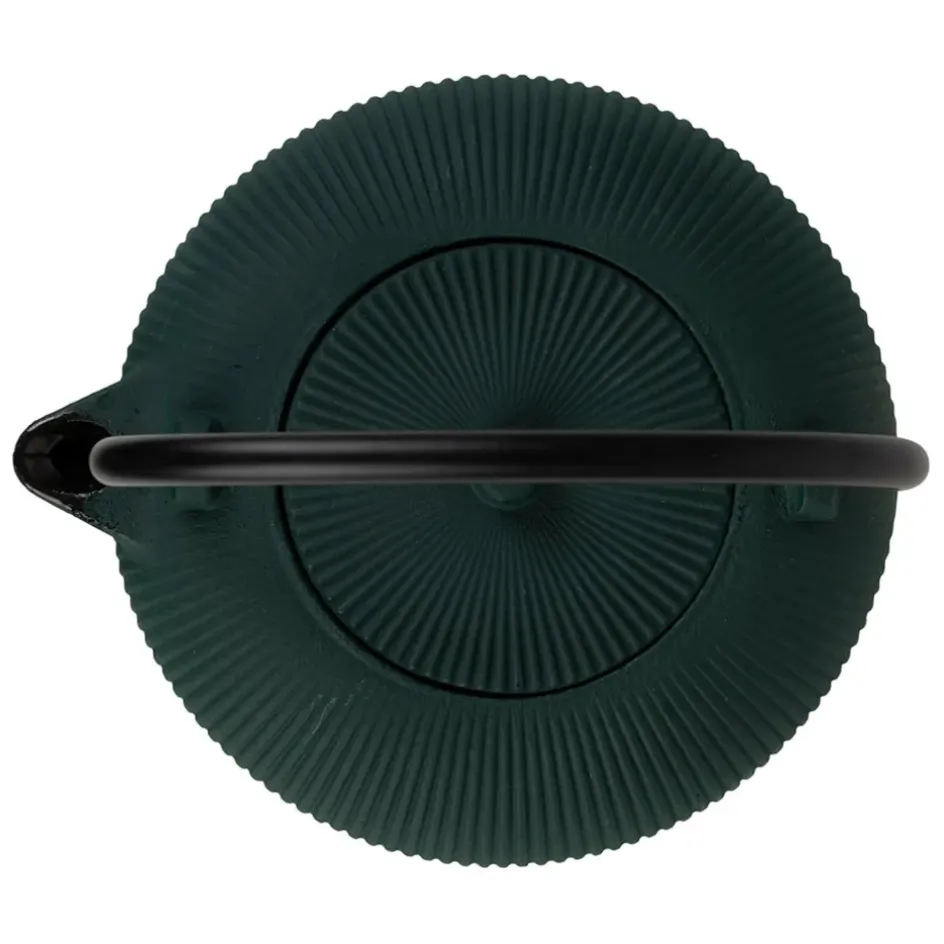 Fabrique de Styles Théières Et Cafetières>Théière en fonte et inox 1L - Tresse Vert