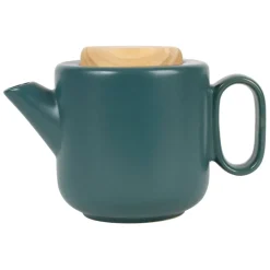 Fabrique de Styles Théières Et Cafetières>Théière en grès mat avec filtre - Baltika Emeraude
