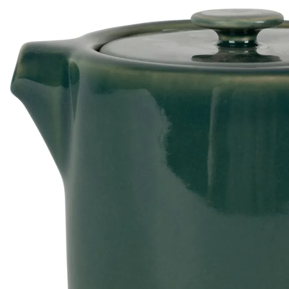 Fabrique de Styles Théières Et Cafetières>Théière en grès émeraude avec filtre 70cl - Nordika Emeraude