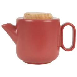 Fabrique de Styles Théières Et Cafetières>Théière en grès mat avec filtre - Baltika Rouge