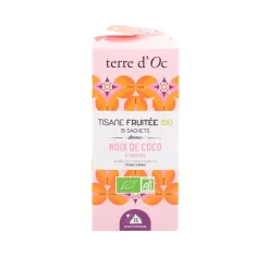 Fabrique de Styles Cafés, Thés Et Infusions>Tisane 15 sachets fruitée bio saveur coco et mangue Multicolore