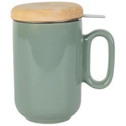 Fabrique de Styles Tasses Et Mugs>Tisanière avec filtre en grès 45cl - Baltika Sauge