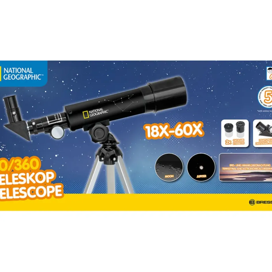 Fabrique de Styles Voyage Et Exploration>Télescope 50/360 Noir