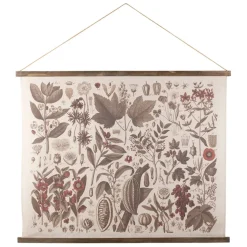 Fabrique de Styles Tableaux Et Toiles>Toile en tissu et sapin 100x81cm - Botanique Brun