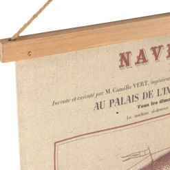 Fabrique de Styles Tableaux Et Toiles>Toile en tissu Navire Aerien 65x85cm - Aerien Rouge