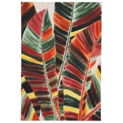 Fabrique de Styles Tableaux Et Toiles>Toile feuilles en tissu 60x90cm - Seguia Multicolore