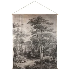 Fabrique de Styles Tableaux Et Toiles>Toile pinacée 120x150cm Gris