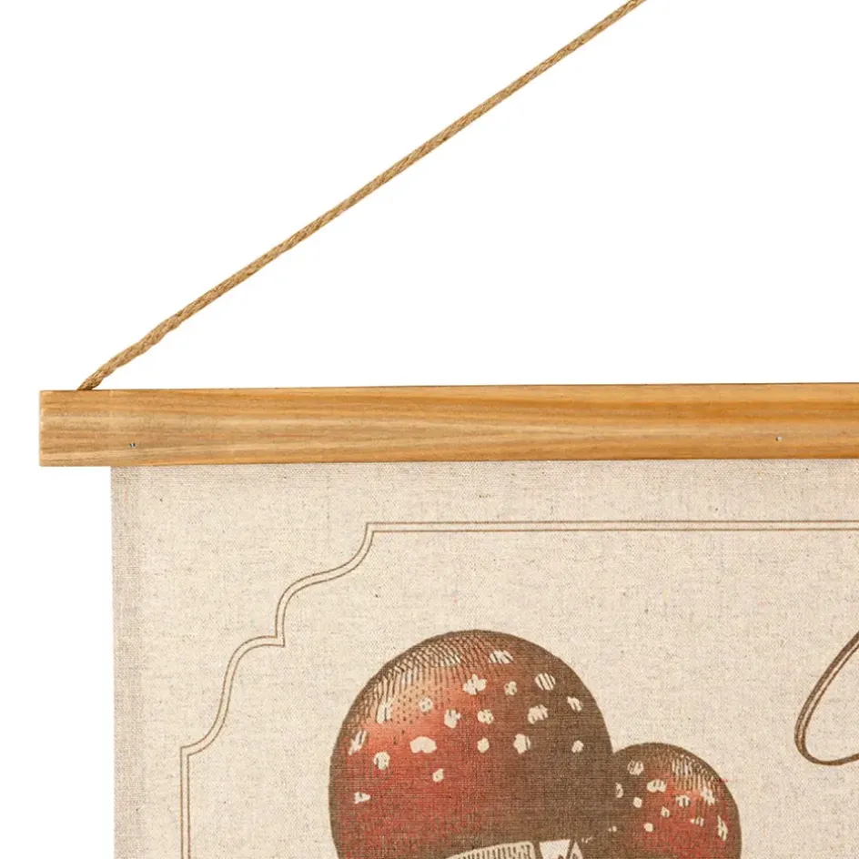 Fabrique de Styles Tableaux Et Toiles>Toile "encyclopédie champignon" 77x110cm Multicolore