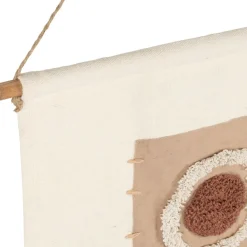 Fabrique de Styles Tableaux Et Toiles>Toile tufté en coton 70xh90cm - Soul Craft Ecru