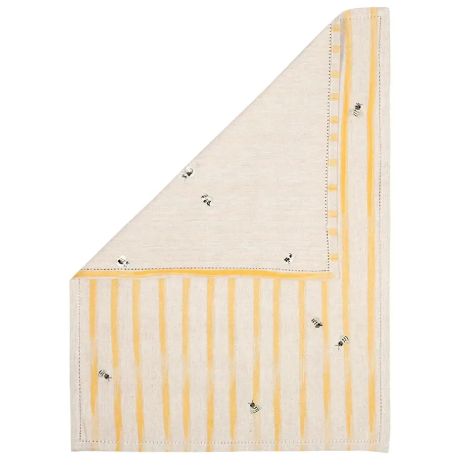 Fabrique de Styles Torchons, Tabliers Et Maniques>Torchon abeille en coton 50x70cm - Beezz Jaune