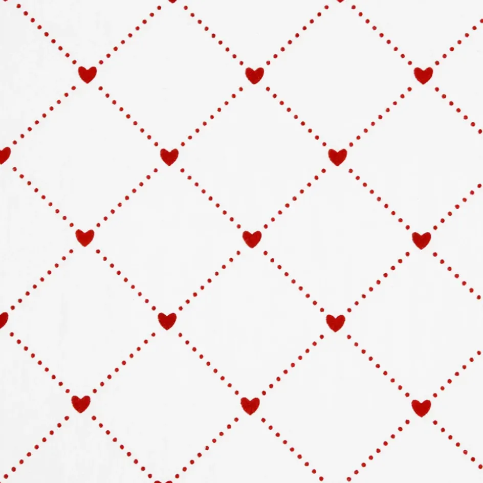 Fabrique de Styles Torchons, Tabliers Et Maniques>Torchon coeur en coton 50x70cm - P'tit Cœur Rouge