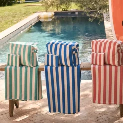 Fabrique de Styles Pochettes Et Housses>Trousse de toilette en coton et polyester émeraude - Palma Emeraude