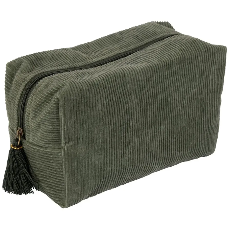 Fabrique de Styles Pochettes Et Housses>Trousse en coton et polyester - Manarola Kaki