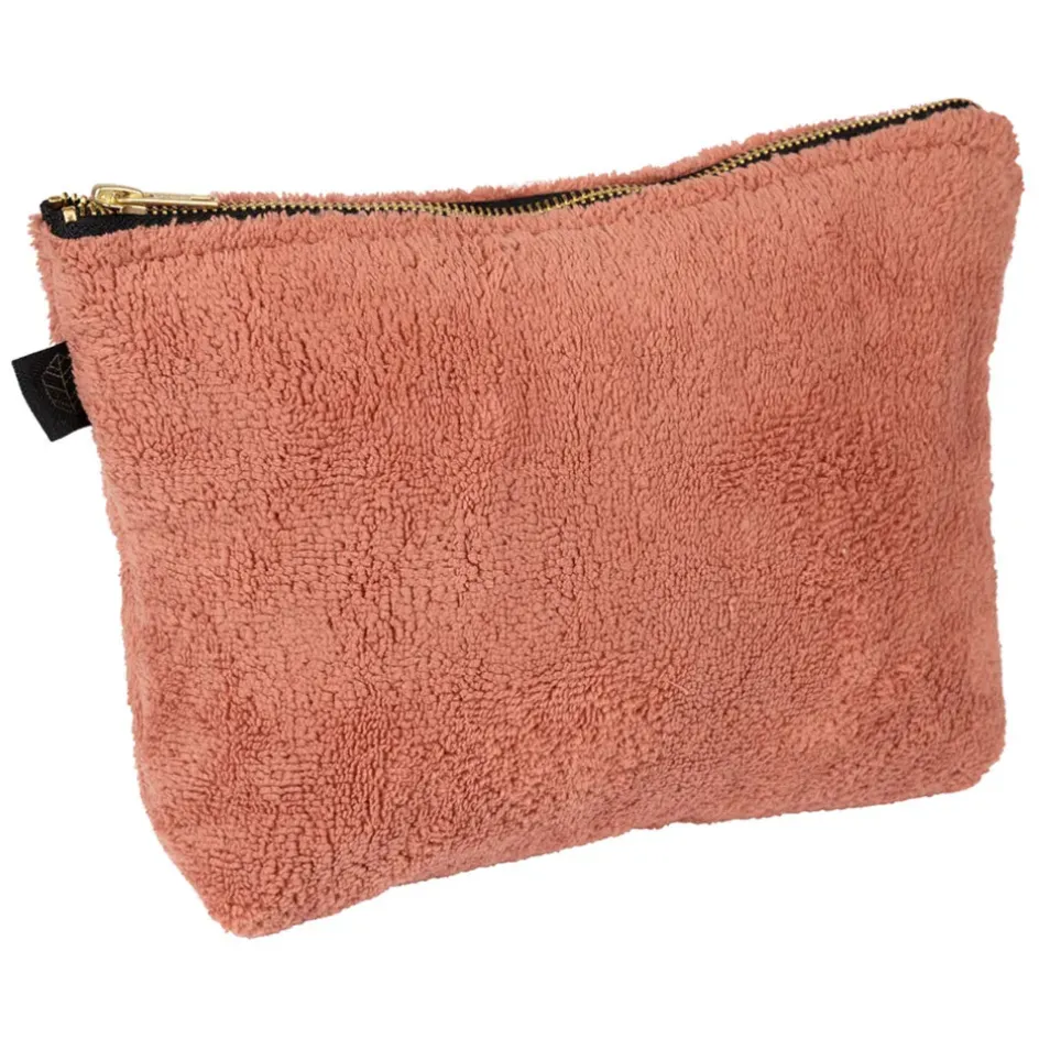 Fabrique de Styles Pochettes Et Housses>Trousse en velours - St Tropez Bois de Rose
