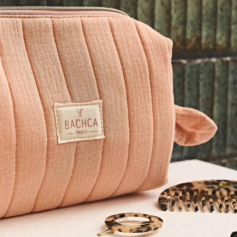 Fabrique de Styles Pochettes Et Housses>Trousse maquillage en coton Rose