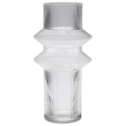 Fabrique de Styles Vases Et Soliflores>Vase ania d15xh29.5cm verre Transparent