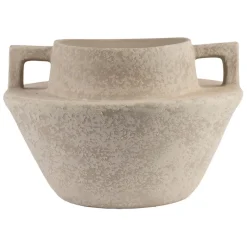 Fabrique de Styles Vases Et Soliflores>Vase d32xh21.5cm en terre cuite - gena Blanc cassé