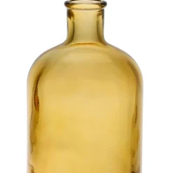 Fabrique de Styles Vases Et Soliflores>Vase bouteille en verre recyclé - comete Ambre