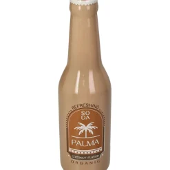 Fabrique de Styles Vases Et Soliflores>Vase bouteille de soda en faïence h24cm Marron